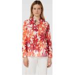 0039 Italy Bluse mit floralem Muster Modell 'Janice' (S Rot)