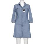 Reduzierte Blaue 0039 ITALY Freizeitkleider aus Denim für Damen Größe S 