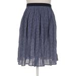 Reduzierte Marineblaue 0039 ITALY Festliche Röcke aus Seide für Damen Größe S für den für den Sommer 