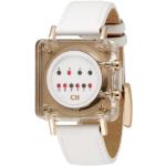 01TheOne Unisex RB904R1 Razor Block-Weiß Fashion Watch