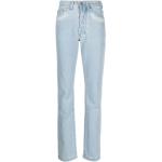 Reduzierte Hellblaue Bestickte 032c Ripped Jeans & Zerrissene Jeans mit Reißverschluss aus Denim für Damen Größe M 