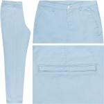 Hellblaue MAC Jeans Chino-Jeans aus Baumwolle für Damen 