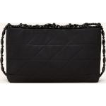Schwarze Gesteppte Baguette-Taschen aus Textil für Damen 