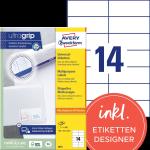 Braune Avery Zweckform Universal-Etiketten & Mehrzweck-Etiketten DIN A4 aus Papier 