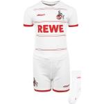 Weiße Uhlsport 1. FC Köln 1. FC Köln Trikots mit Köln-Motiv für Kinder Übergrößen zum Fußballspielen - Heim 2021/22 