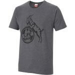 Graue 1. FC Köln T-Shirts mit Köln-Motiv aus Baumwolle Größe L 