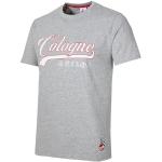 Graue 1. FC Köln T-Shirts mit Köln-Motiv aus Baumwolle für Herren Größe 3 XL 