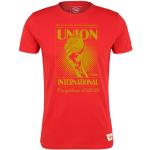 Rote Union Berlin Rundhals-Ausschnitt T-Shirts aus Baumwolle für Herren Größe M 