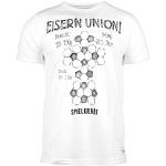 Weiße Kurzärmelige Union Berlin T-Shirts aus Baumwolle Größe 3 XL 
