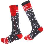 Rote Beheizbare Socken wiederaufladbar für Damen für den für den Herbst 