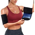 1 Paar Schweißbänder Armbänder Schweißarmbänder Armtrimmer Sauna Arm Schlanker Shaper für Sport Anti Cellulite Workout Kompressionsärmel Wraps für(Blue coating)