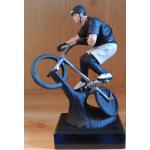 1 Radsport Figur Resin Mountainbike 22,5cm mit Gravur (Pokal Freizeit Sport)