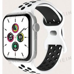 1 Stück farbige Silikon Uhrband kompatibel mit Apple Watch Band 45/49/38/40/41/42/44mm, passend für Apple Watch Ultra/SE/9/8/7/6/5/4/3/2/1 Apple Watch