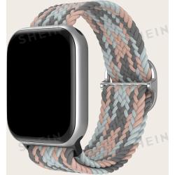 1 Stück Frauen Männer graues Nylon Apple Watch Band 45/49/38/40/41/42/44mm, Kompatibel mit Apple Watch Ultra/SE/9/8/7/6/5/4/3/2/1 Apple Watch Armband