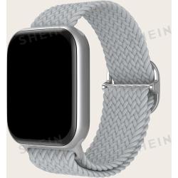 1 Stück geflochtene Nylon-Uhrband kompatibel mit Apple Watch Band 45/49/38/40/41/42/44mm, kompatibel mit Apple Watch Ultra/SE/9/8/7/6/5/4/3/2/1 Apple