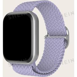 1 Stück lavendelfarbenes Nylon-Armband für Frauen und Männer, 45/49/38/40/41/42/44 mm, kompatibel mit Apple Watch Ultra/SE/8/7/6/5/4/3/2/1