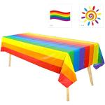 Bunte LGBT Gay Pride Rechteckige Tischdecken 2-teilig 