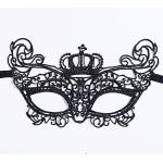 Schwarze Venezianische Masken aus Spitze für Damen 
