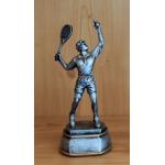 1 Tennis Pokal Herren Figur Resin mit Gravur Höhe 23cm (Pokal Sieger Turnier)