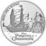 1 Unze Silber Disney Fluch der Karibik Queen Anne's Revenge 2022 (differenzbesteuert)