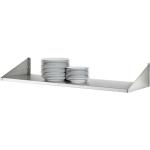 Silberne Bartscher Edelstahl-Küchenregale aus Edelstahl Breite 100-150cm, Höhe 100-150cm, Tiefe 0-50cm 