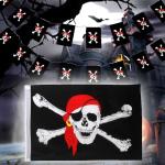 Piratenflaggen & Piratenfahnen mit Totenkopfmotiv aus Polyester 
