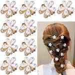 Goldene Elegante Haarklammern mit Gänseblümchen-Motiv für Damen 10-teilig zur Hochzeit 