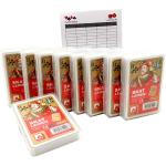 10 Stück NSV Skat Kartenspiel von Nürnberger Spielkarten im Set mit Ludomax Bloc