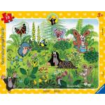 10 Teile Ravensburger Kinder Rahmen Puzzle Der kleine Maulwurf Spielspaß im Garten 05696