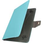 Hellblaue Vintage Tablet Hüllen & Tablet Taschen Art: Flip Cases aus Kunstleder 