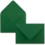 Dunkelgrüne Briefumschläge ohne Fenster DIN C6 