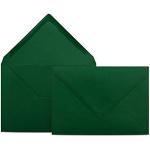 Dunkelgrüne Briefumschläge ohne Fenster DIN C6 