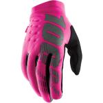 100% Brisker Schlechtwetter Damen Handschuhe | neon pink-black M