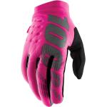 100% Brisker Schlechtwetter Damen Handschuhe | pink-black S