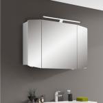 Reduzierte Weiße Moderne PELIPAL Spiegelschränke LED beleuchtet Breite 0-50cm, Höhe 100-150cm 