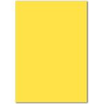 Gelbe Grußkarten DIN A4, 110g aus Papier 