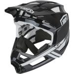 100% Fullface Helm Trajecta Fidlock , Schwarz Weiß, M