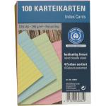 Blaue Karteikarten DIN A6 100-teilig 