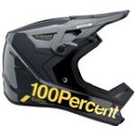 100% Kids Downhill MTB-Helm Status Schwarz S