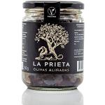 100% natürliche spanische Kalamata dehydrierte schwarze Prietas-Oliven, ideal für vegane Vorspeisen, gewürzte Oliven, reich an Ballaststoffen