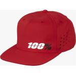 Rote 100% Snapback-Caps für Kinder aus Polyester 