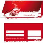 Rote Lysco Klappkarten & Faltkarten DIN lang aus Papier 