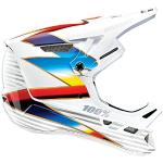 100% x Helm, Knox White-Weiß, L