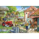 1000 Teile The House of Puzzles - Bauernhof Puzzles 