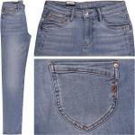 Hellblaue Blue Fire Slim Fit Jeans aus Denim für Damen 