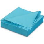 Himmelblaue Unifarbene Nachhaltige Papierservietten Einweg 25-teilig 