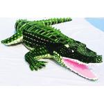 100CM grünes süßes Krokodil Plüschtier, Kissen, großes Stofftier