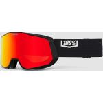 100Percent Snowcraft Xl Hiper Black/Red Goggle schwarz