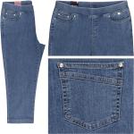 Blaue Anna Montana Capri-Jeans aus Denim für Damen 