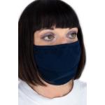 10er Pack Janmed Mund-Nasen-Maske/Community-Maske aus 100% Baumwolle schwarz 